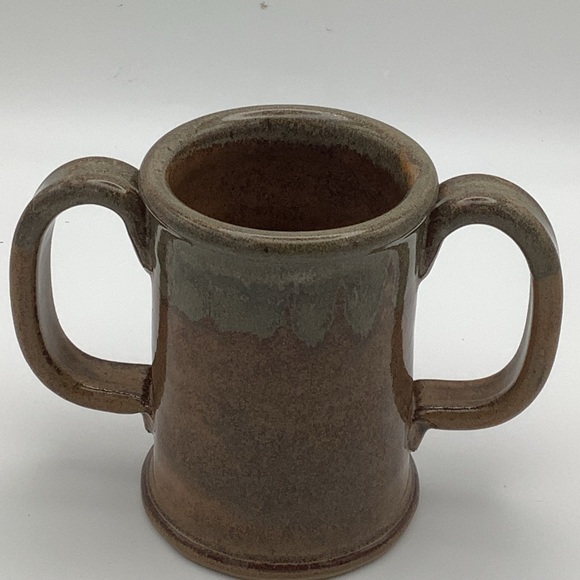 Sunset Hill Stoneware Double Handled Mystic Monk Coffee Mug - Picture 4 of 9